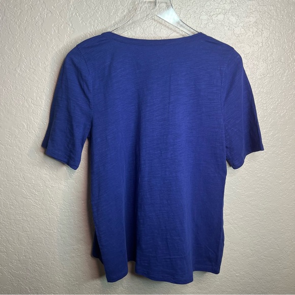 Talbots Royal Blue Design Top - Picture 5 of 5